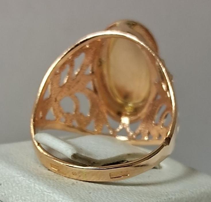Кольцо из красного золота (31947191) 3