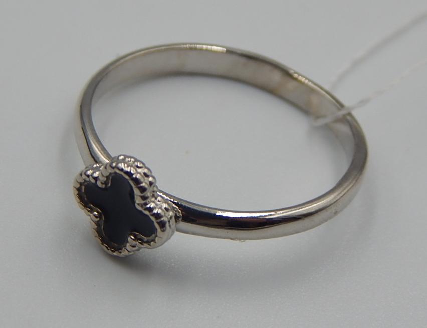Серебряное кольцо с эмалью (31285744) 2