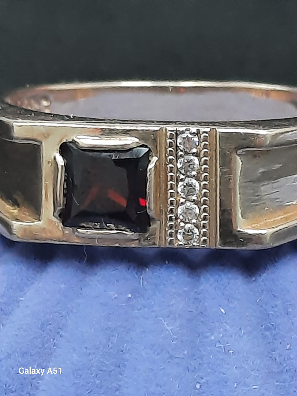 Перстень з червоного золота з гранатом (33747927) 4
