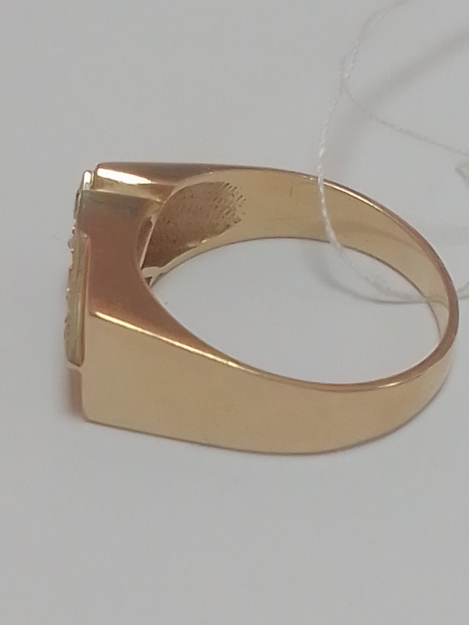 Перстень з червоного золота з цирконієм (33545413) 6