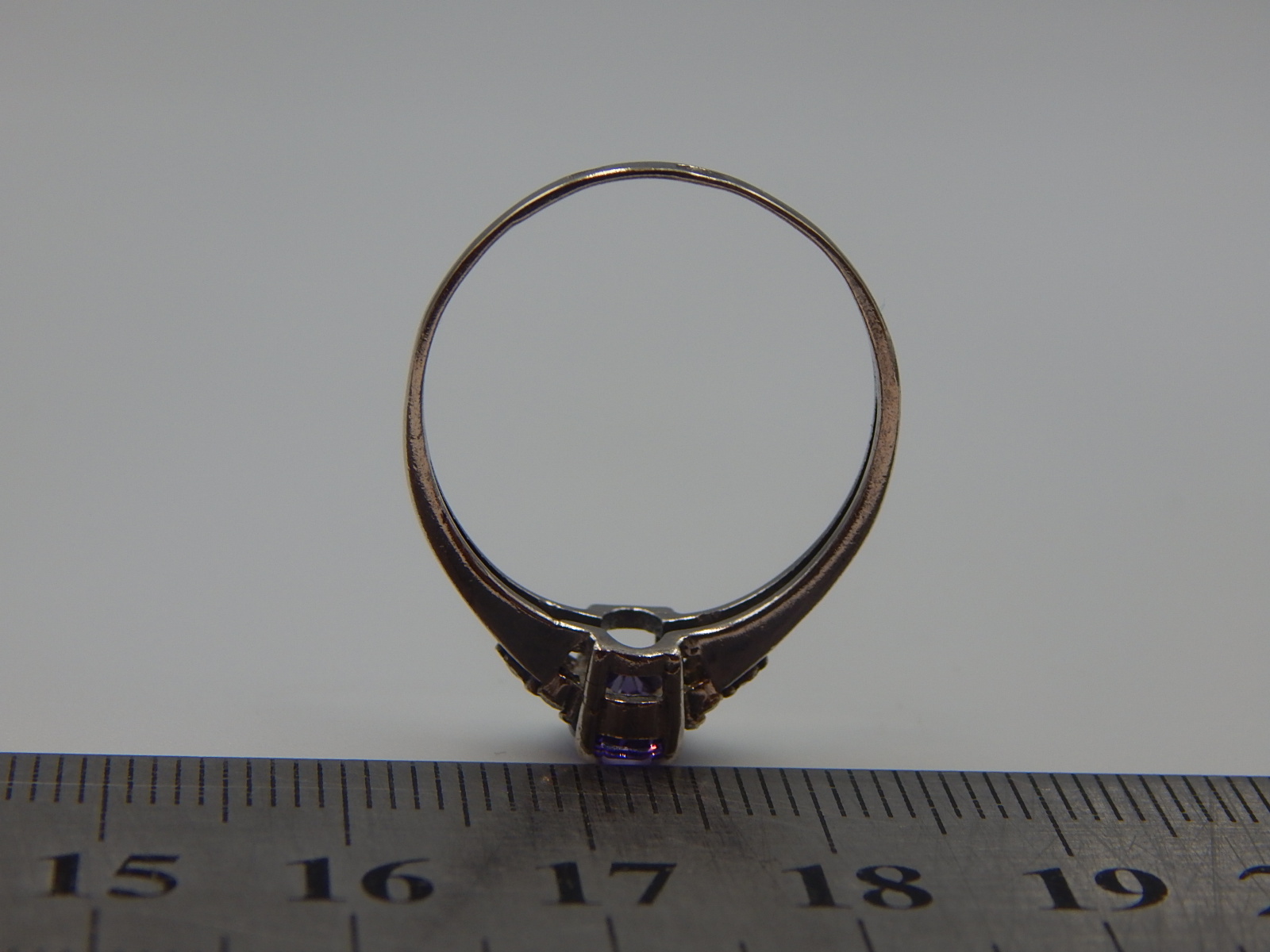 Серебряное кольцо с цирконием (33283092) 3