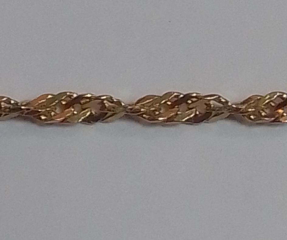 Ланцюжок з червоного золота з плетінням Фантазійне (31910424) 2