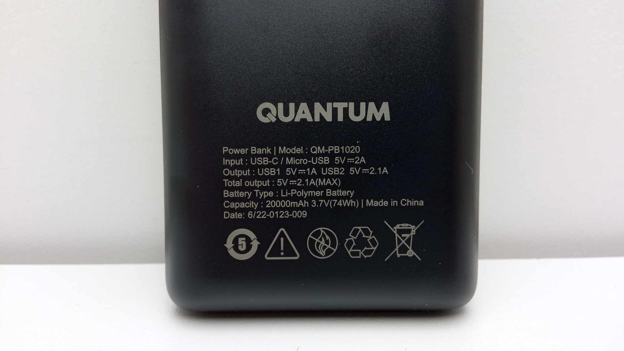 Powerbank Quantum QM-PB1020 20000 mAh  9