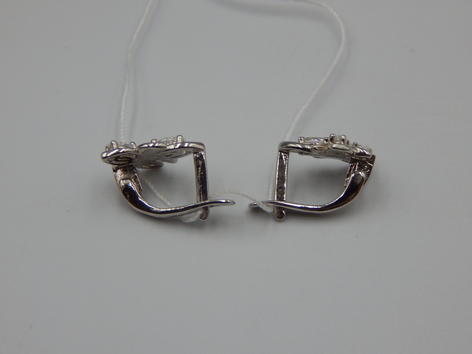 Срібні сережки з цирконієм (31089866) 3