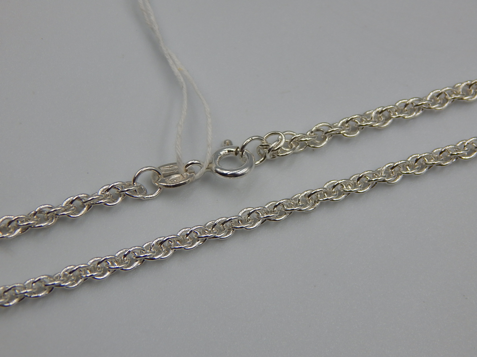 Серебряная цепь с плетением Кордовое (32278113) 1