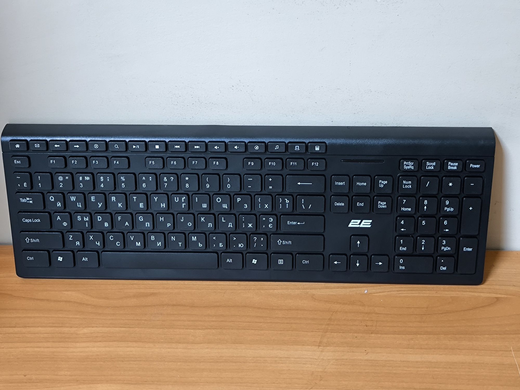 Клавіатура бездротова 2E KS210 Slim (2E-KS210WB) 0