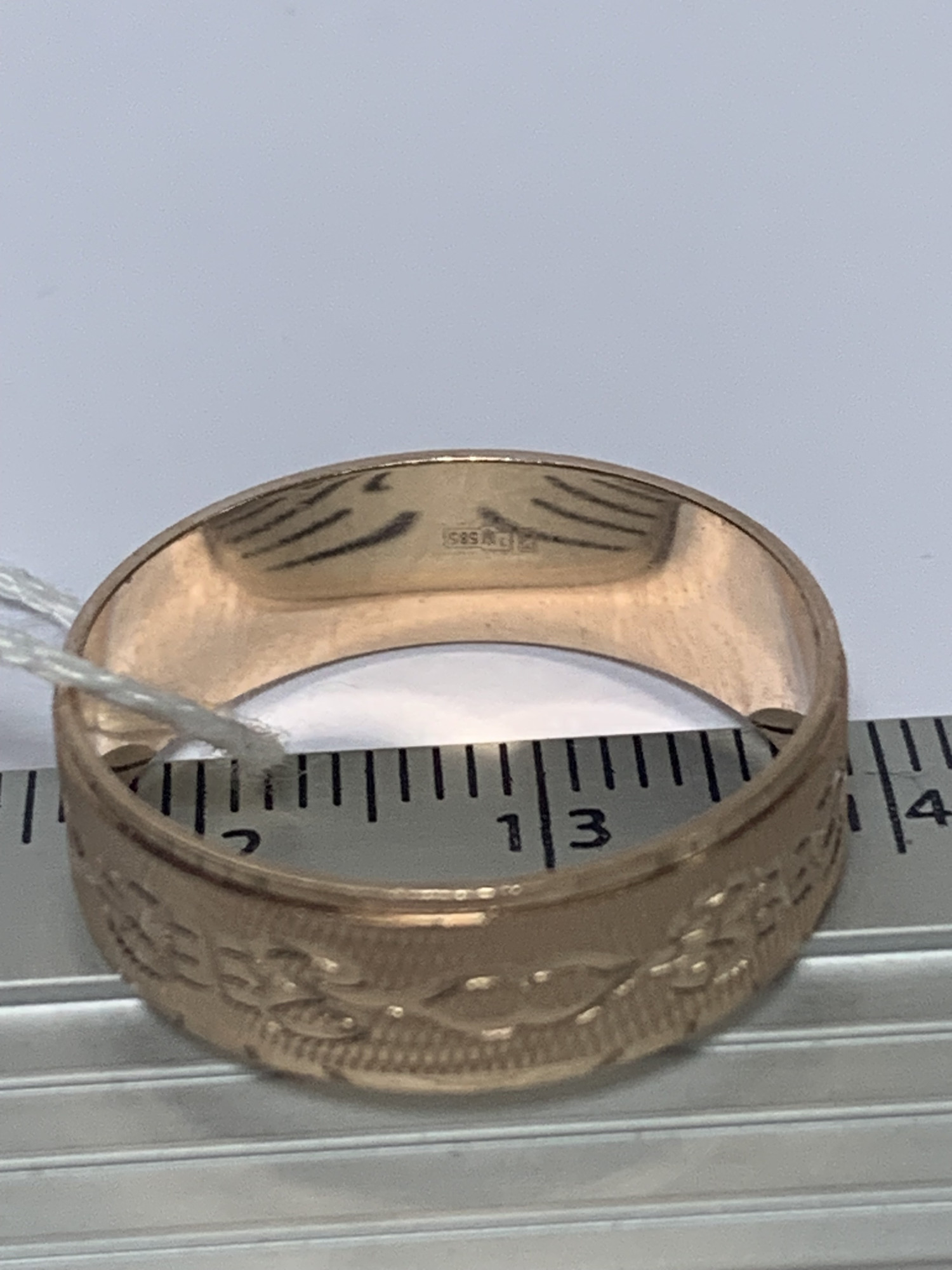 Обручальное кольцо из красного золота (32254220)  2