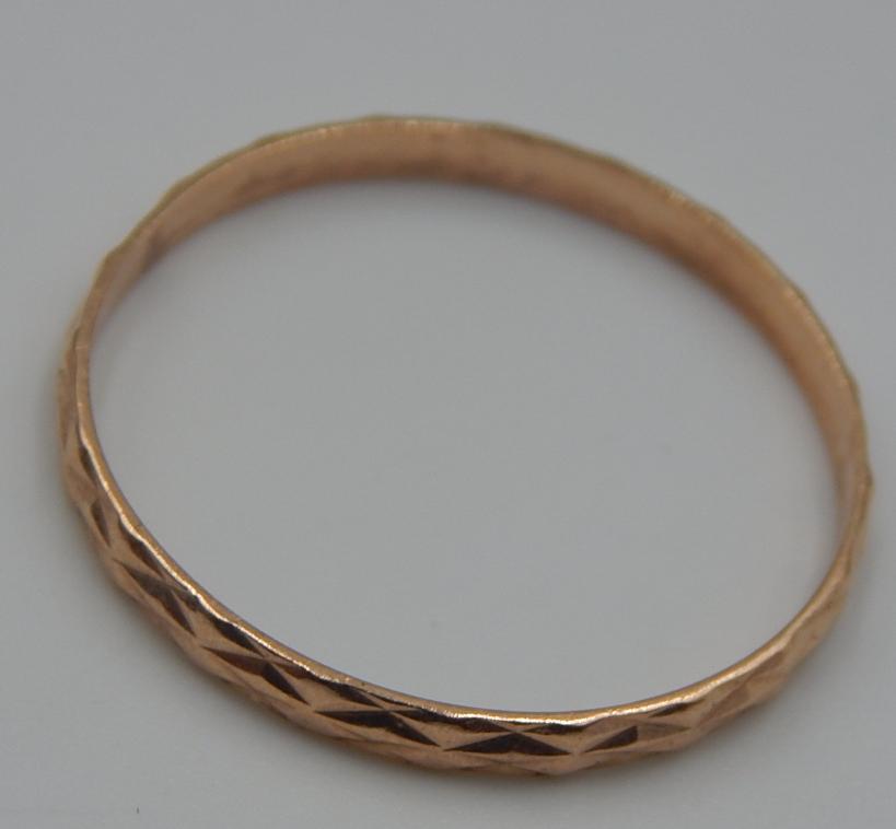 Обручальное кольцо из красного золота (33747383)  2