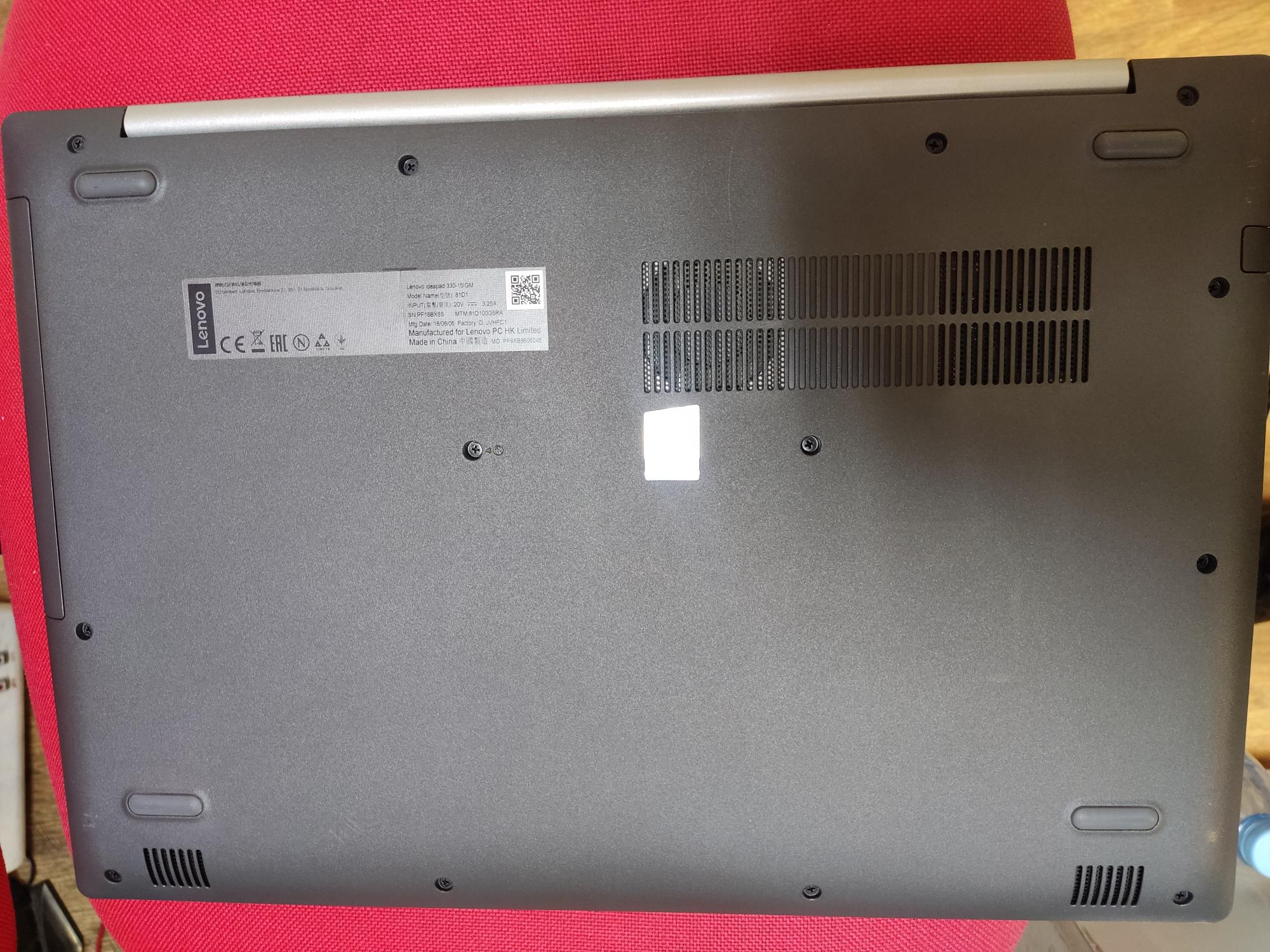 Ноутбук Lenovo IdeaPad 330-15IGM (81D100G5RA) 5