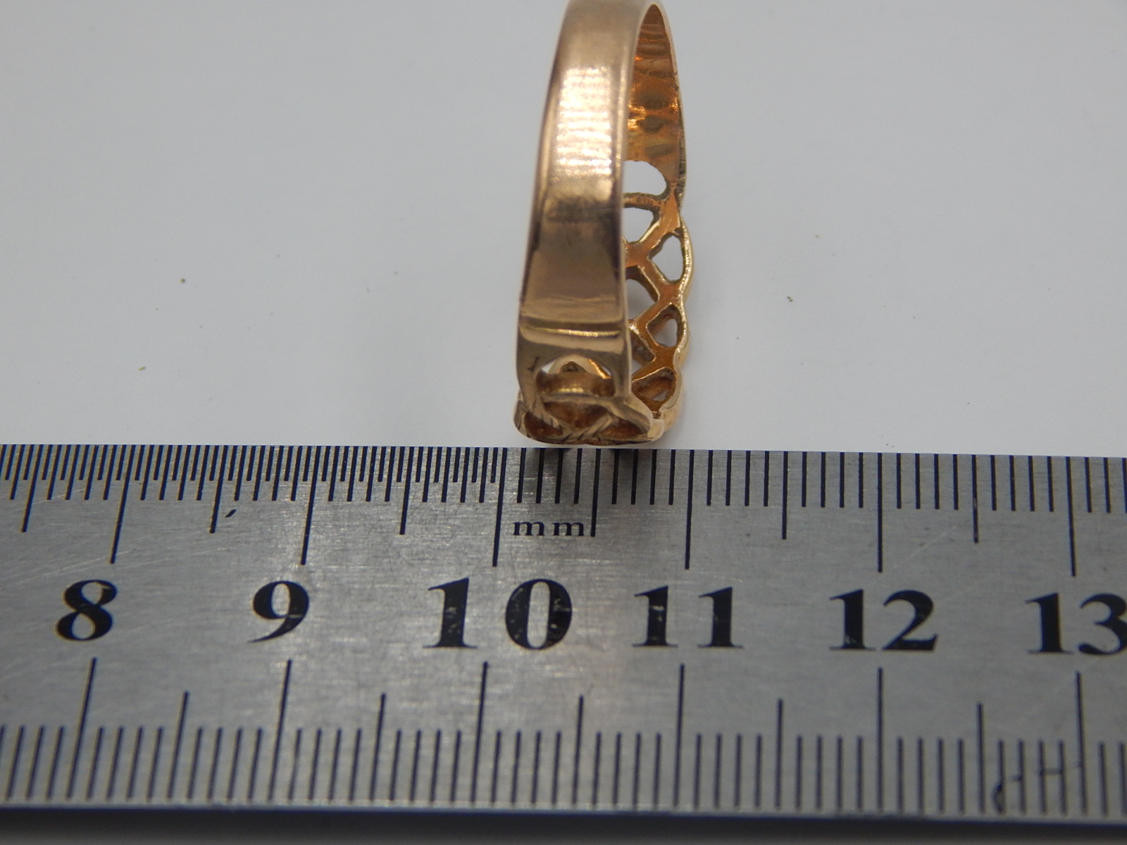 Кольцо из красного золота (30014989) 8