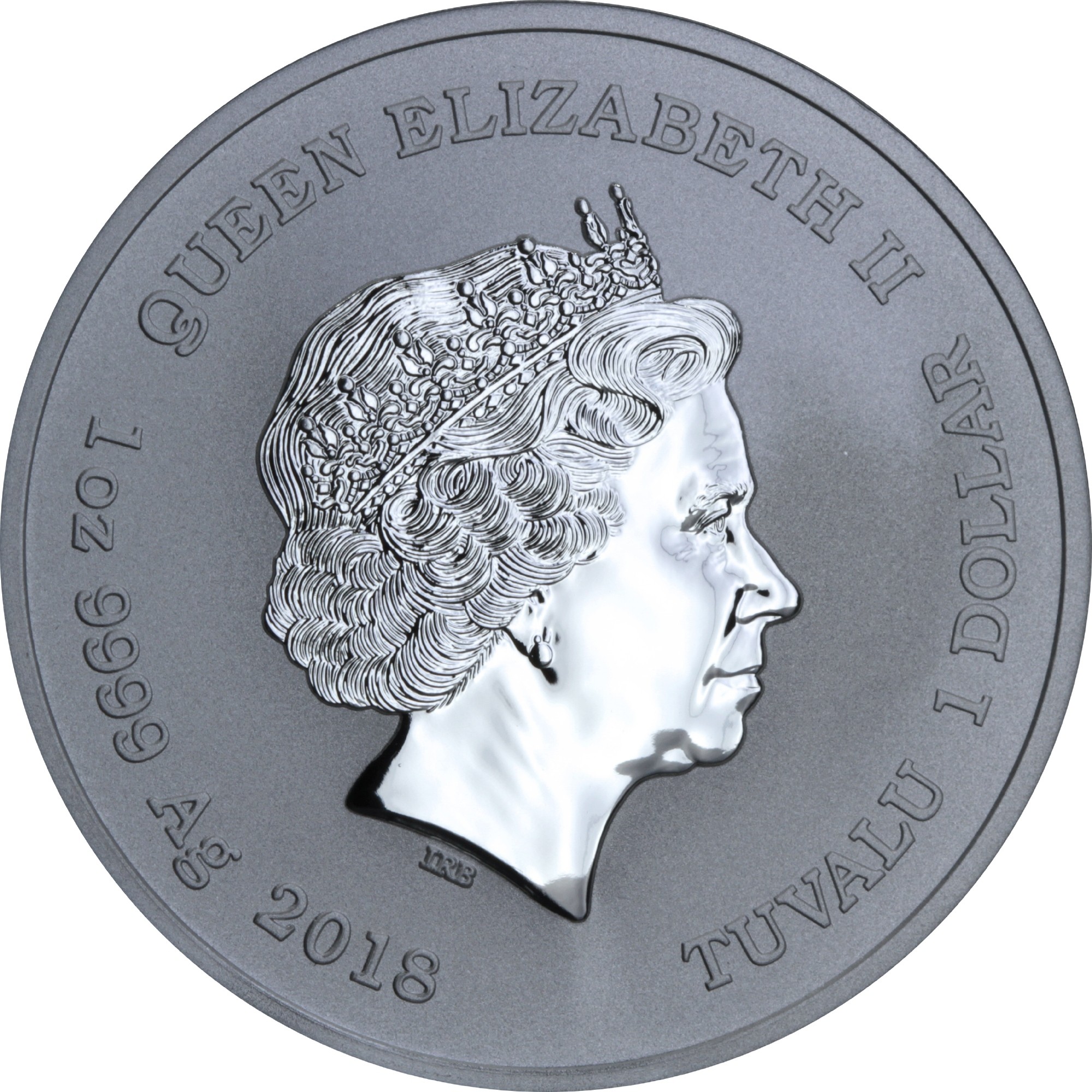 Серебряная монета 1oz Тор 1 доллар 2018 Тувалу (29127613) 3