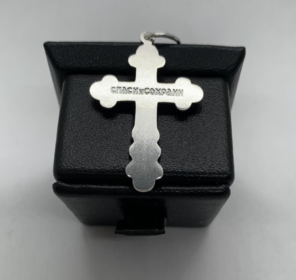 Срібний підвіс-хрест (33349815) 2