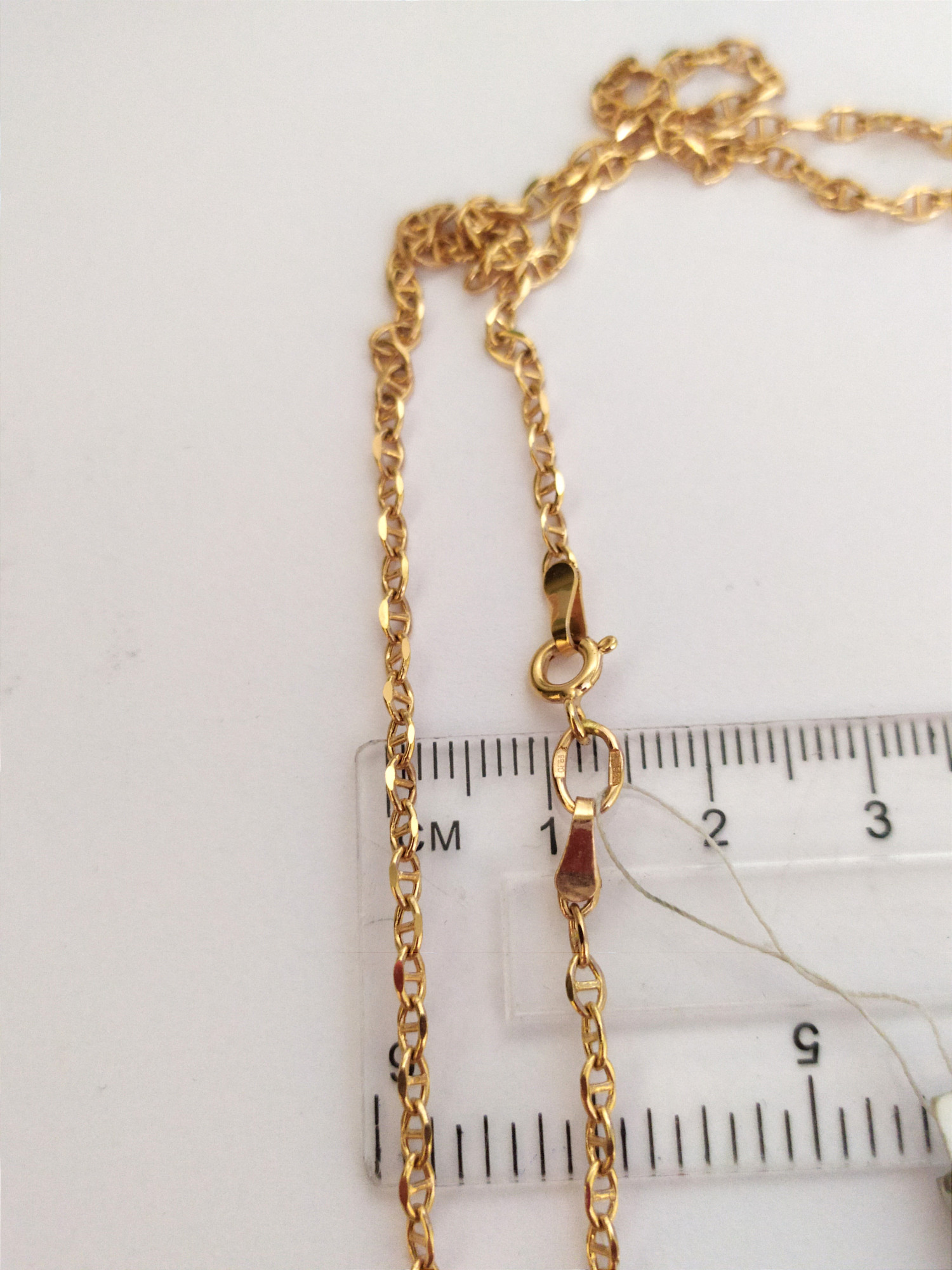 Цепь из красного золота с плетением морское Якорное (33722131) 1