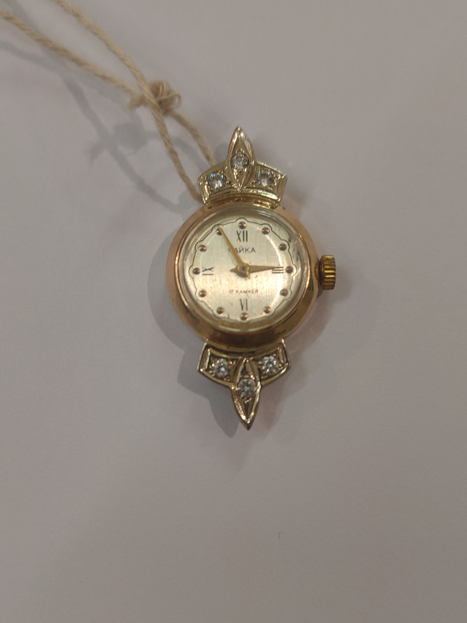 Золотые часы с цирконием (33142722) 0