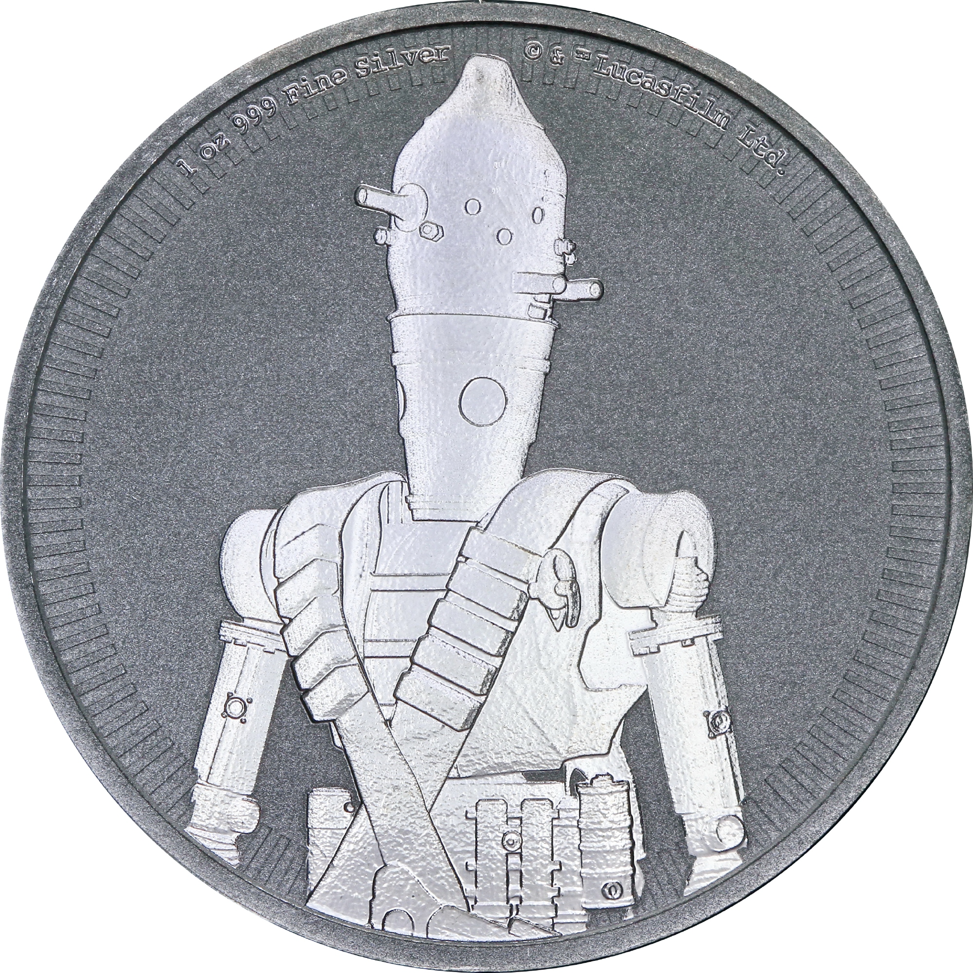 Серебряная монета 1oz IG-11 Звездные Войны 2 доллара 2022 Ниуэ (29169410) 0