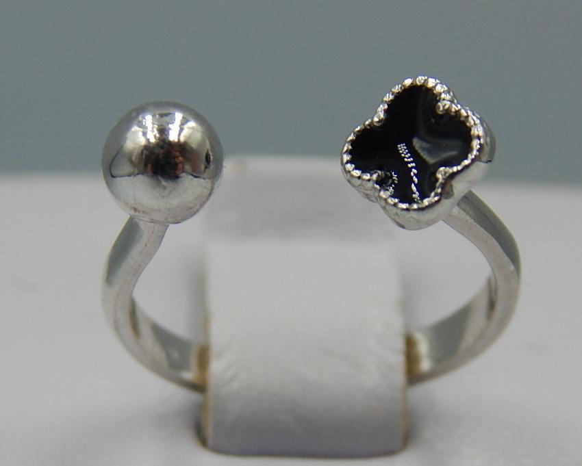Серебряное кольцо с эмалью (32561810) 2