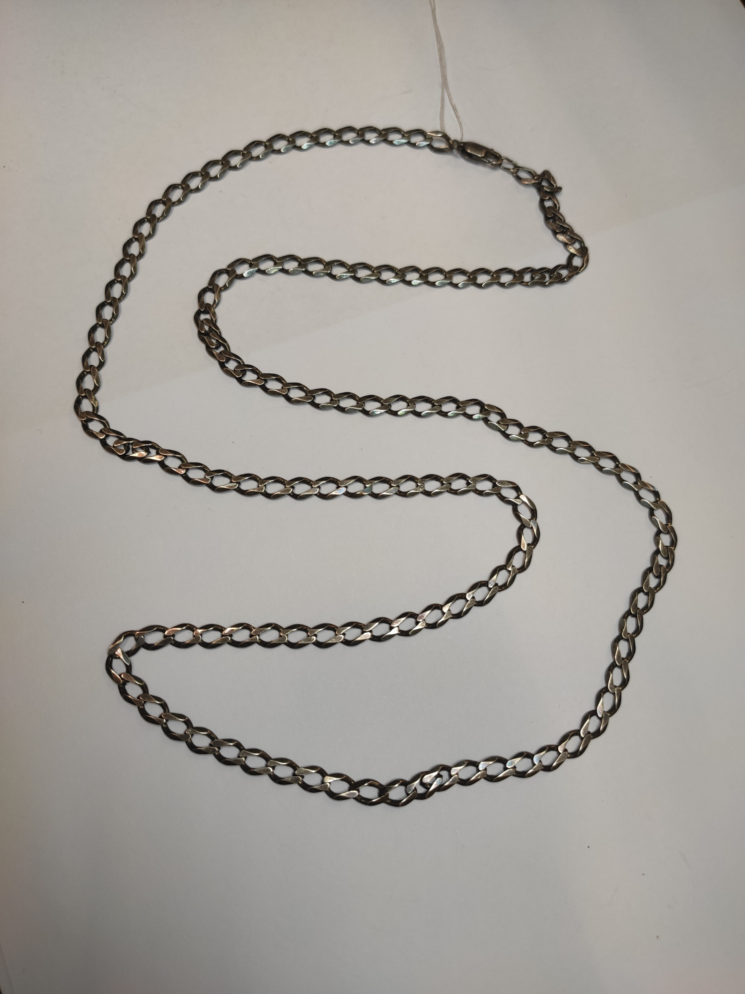 Срібний ланцюг із плетінням Ромб (33635211) 3