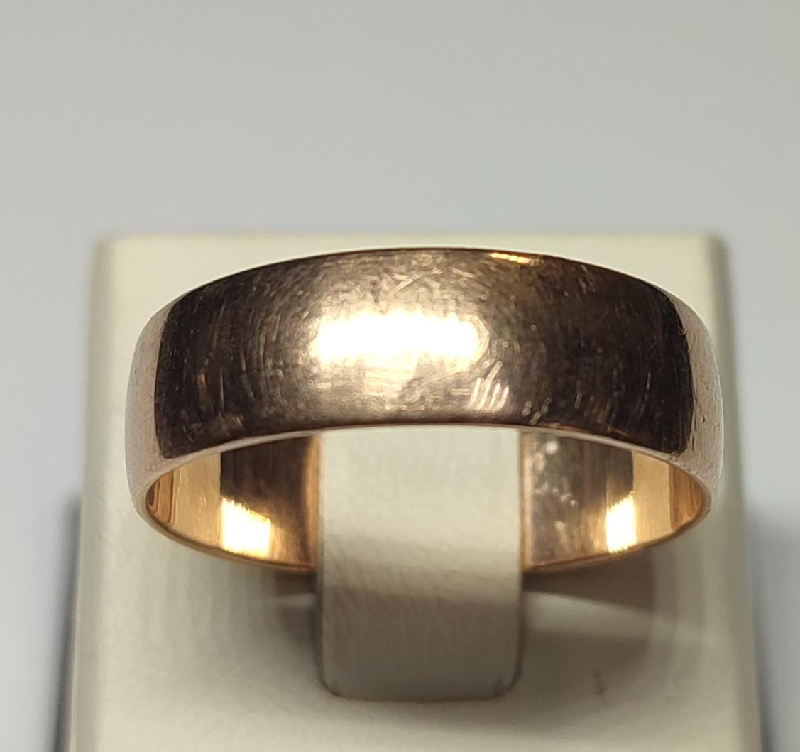 Обручальное кольцо из красного золота (33798741) 0