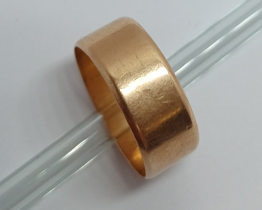 Обручальное кольцо из красного золота (33752642) 0