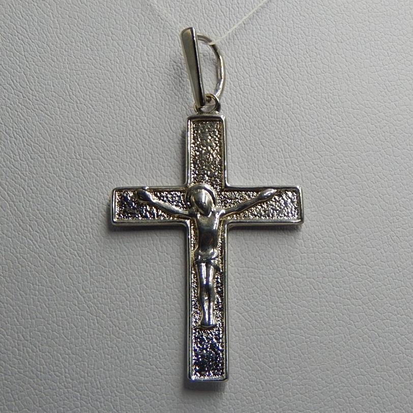 Срібний підвіс-хрест (32484699) 0