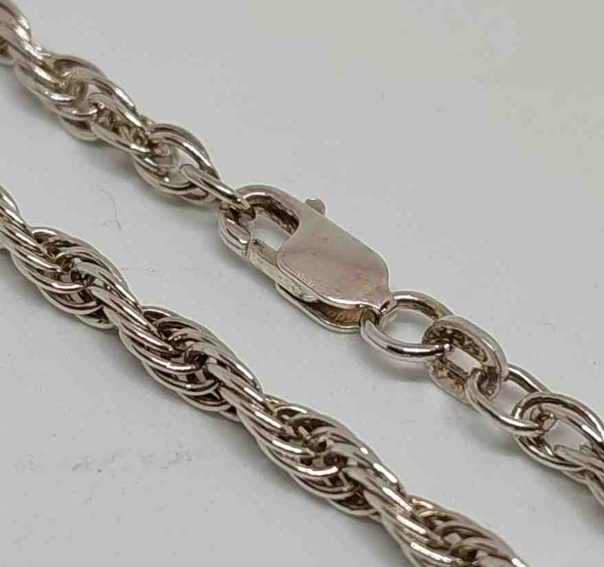 Серебряная цепь с плетением Кордовое (28860068) 0