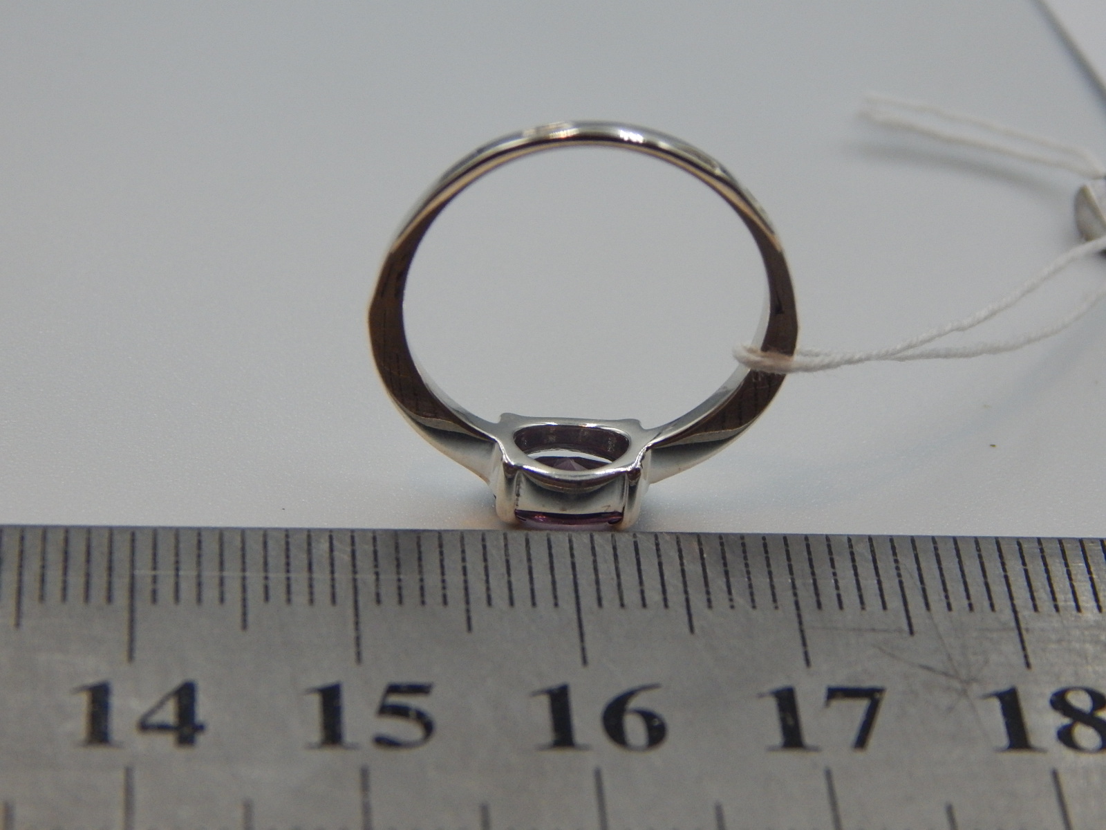Серебряное кольцо с позолотой и цирконием (31764293) 2
