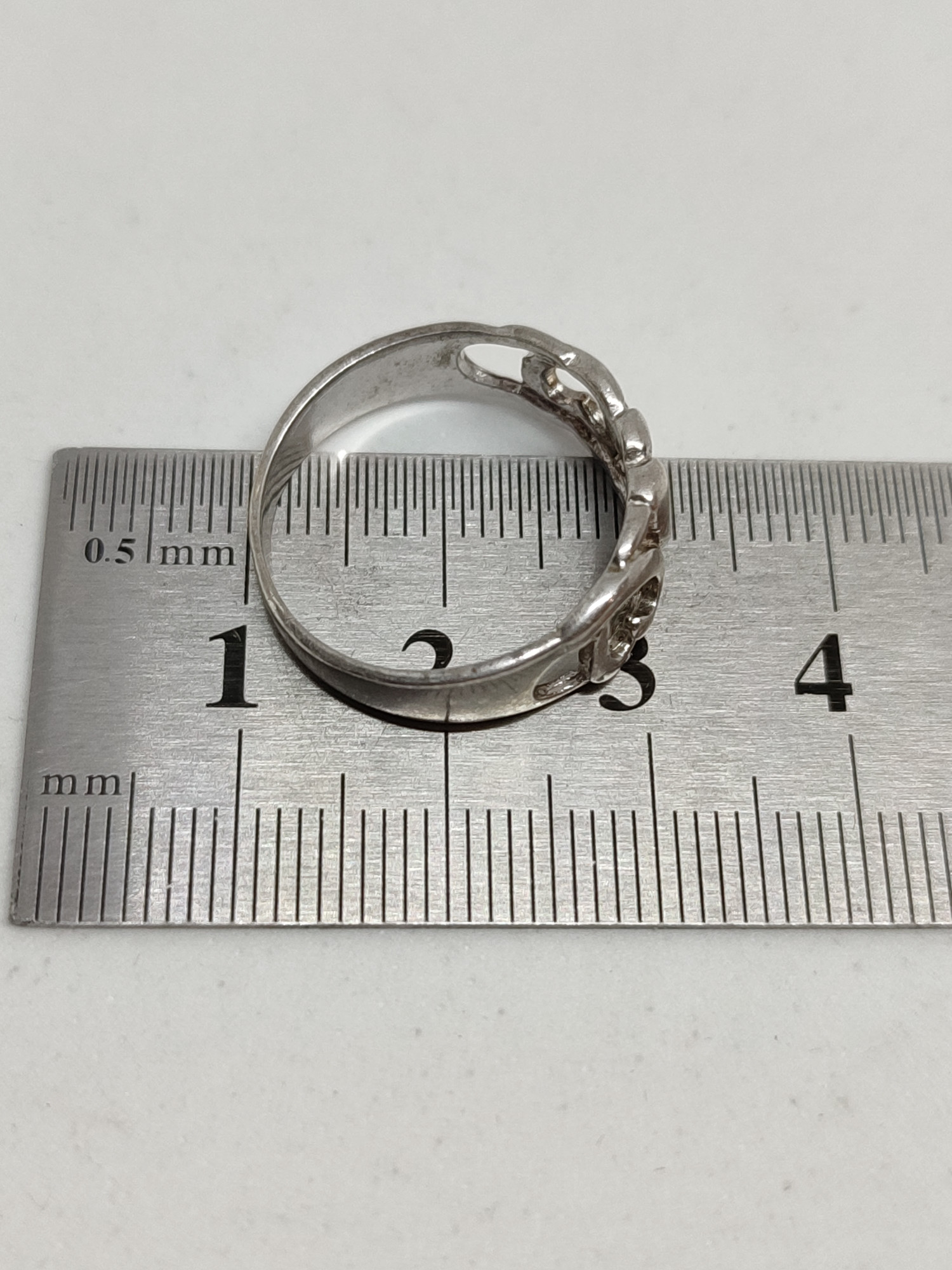 Серебряное кольцо (31616810) 4