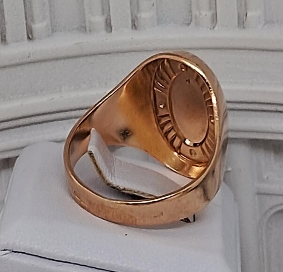 Кольцо из красного золота (32349750)  3