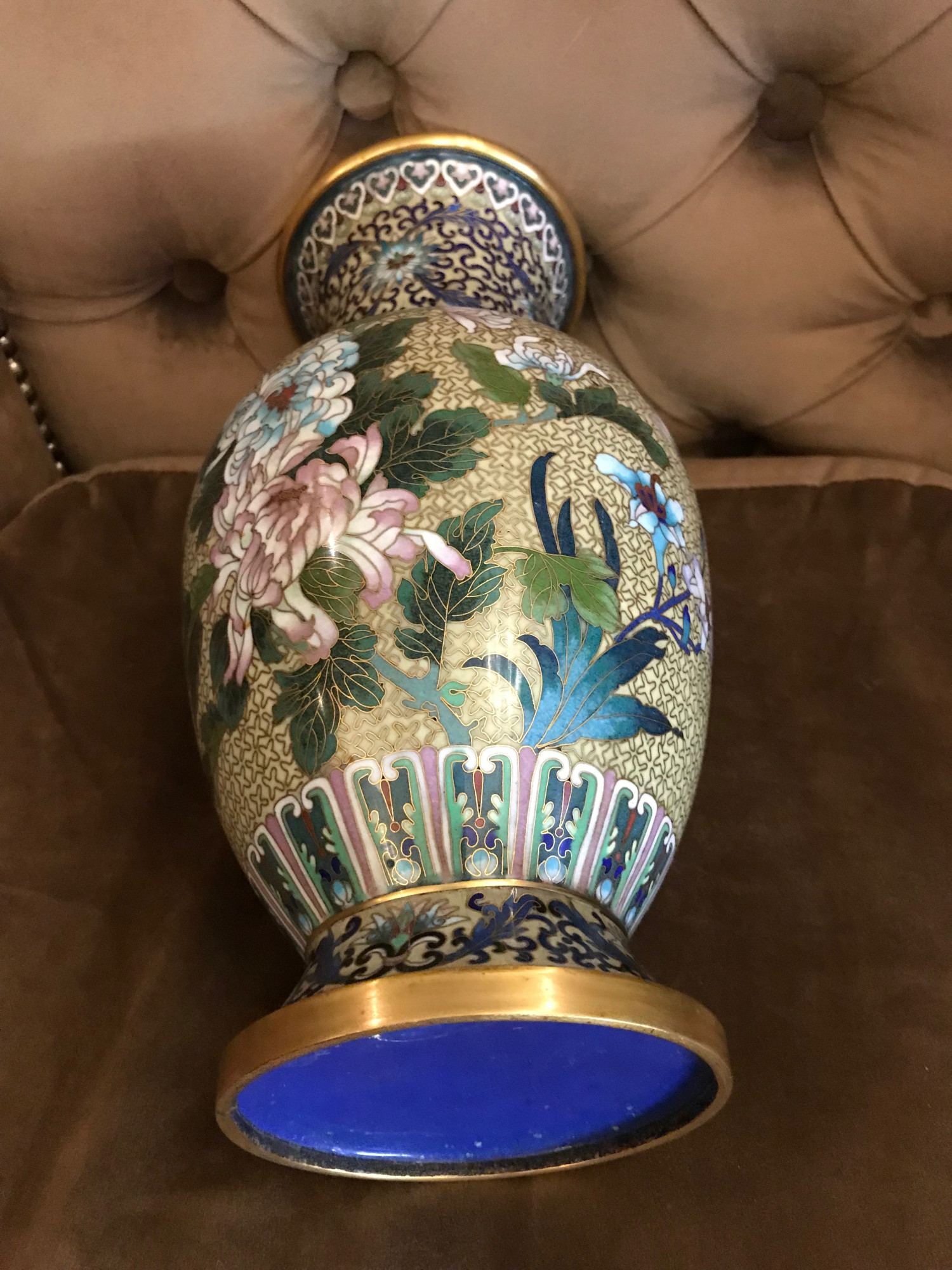 Декоративная ваза в Клуазоне (Китай) 31170687 9