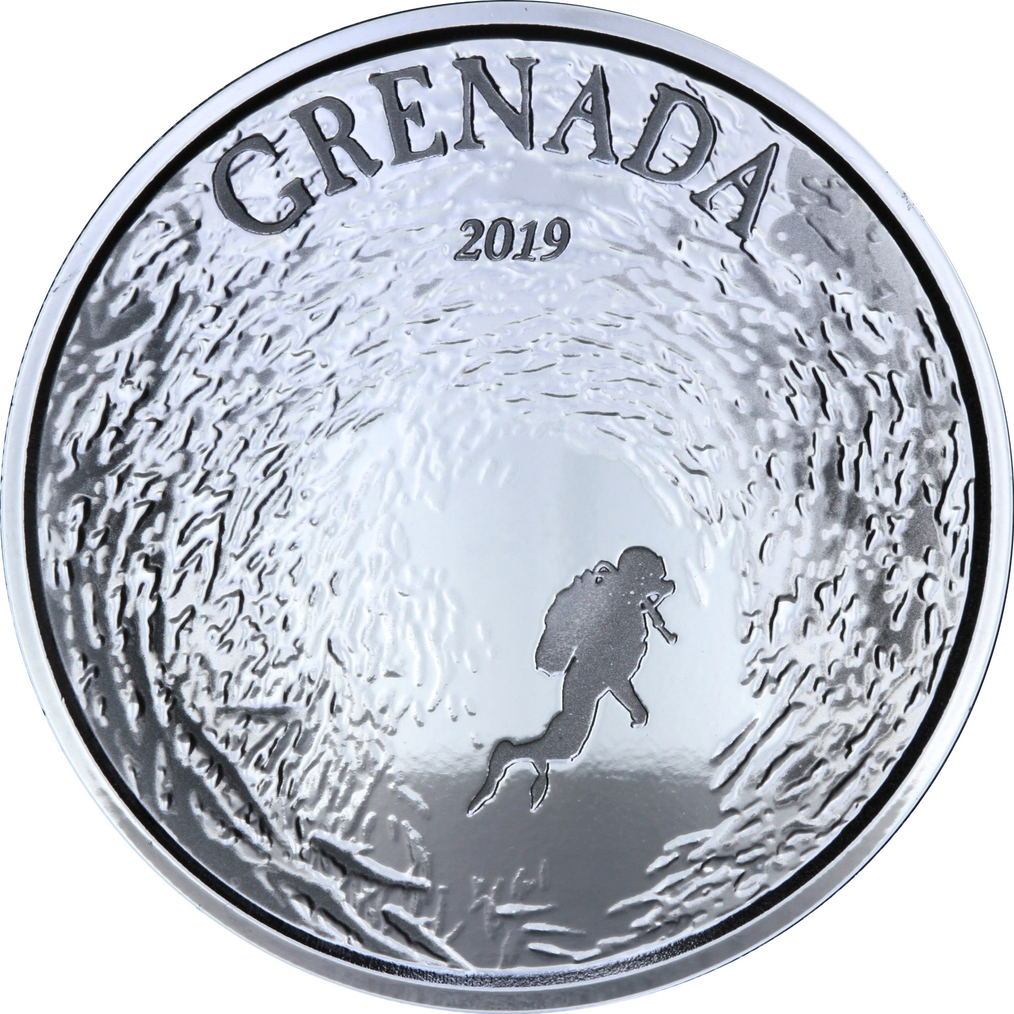 Серебряная монета 1oz Гренада 2 доллара 2019 Восточные Карибы (29127635) 1