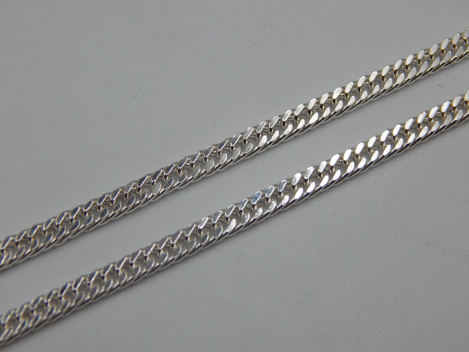 Срібний ланцюг з плетінням Подвійний ромб (33945375) 2