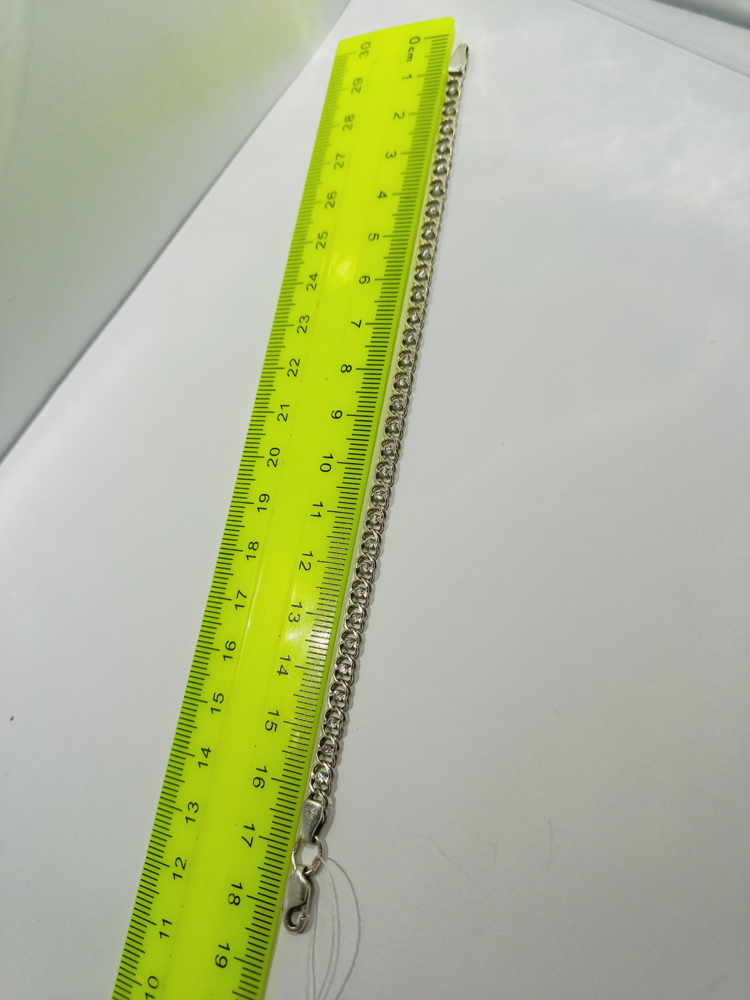 Срібний браслет із цирконієм (33482465) 1