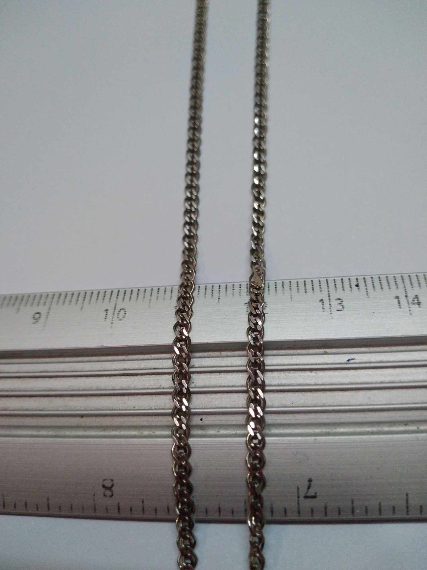 Серебряная цепь с плетением Нонна (30524454)  1