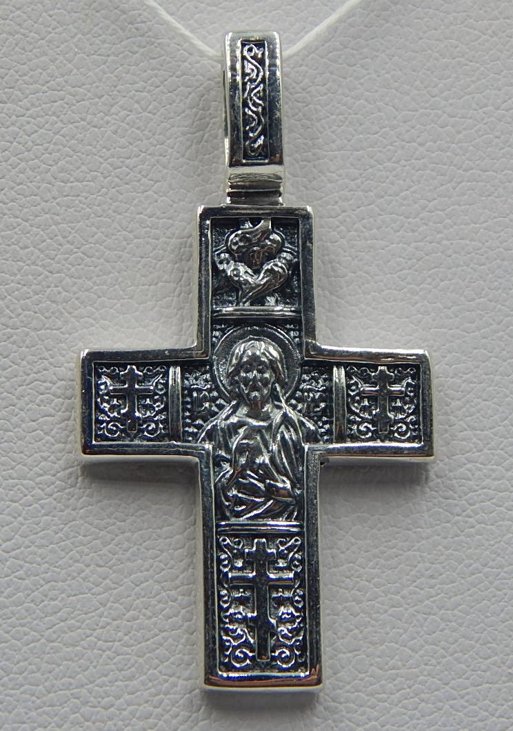 Срібний підвіс-хрест (31898438) 0