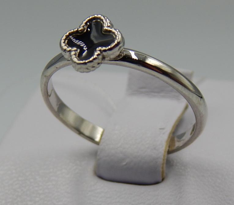 Серебряное кольцо с эмалью (31292351) 1