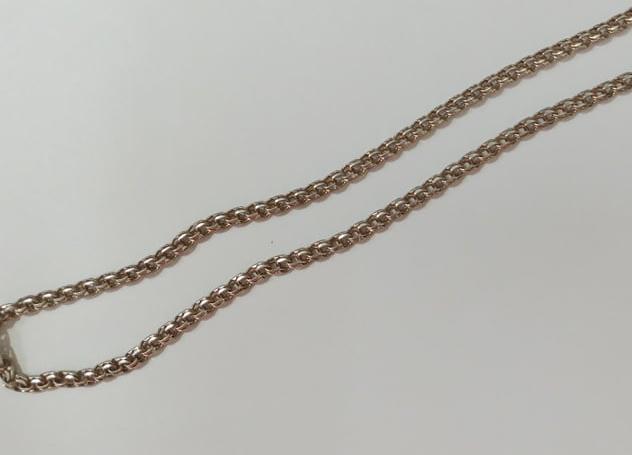 Срібний ланцюг з плетінням Бісмарк (28124874) 1