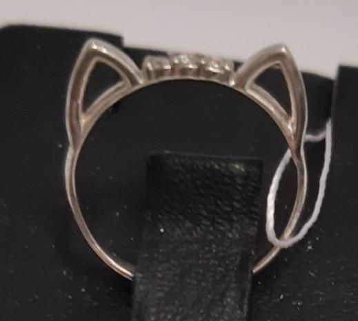 Серебряное кольцо с цирконием (30520077) 1