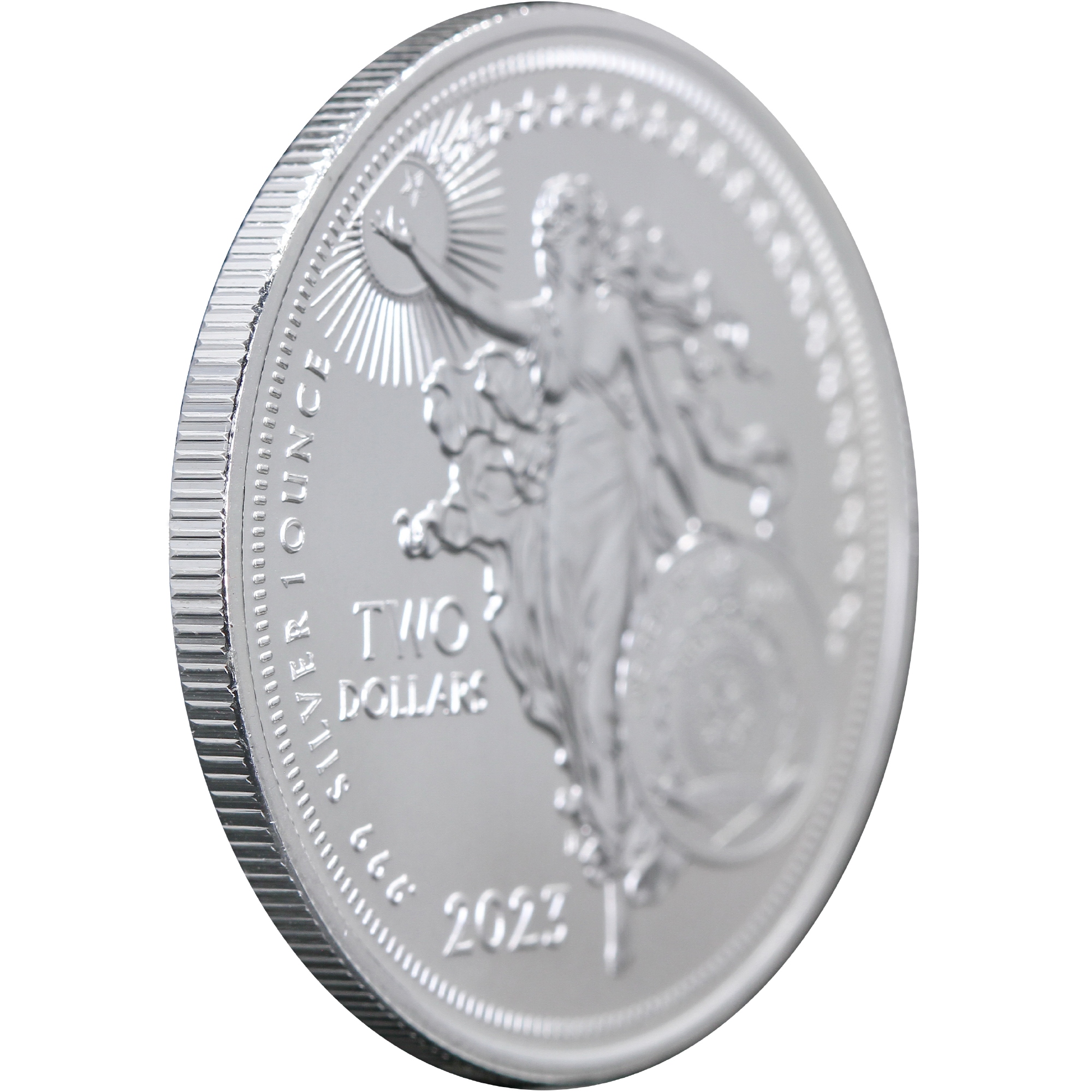 Серебряная монета 1oz Иконы Инноваций: Мария Кюри 2 доллара 2023 Ниуэ (30284426) 3