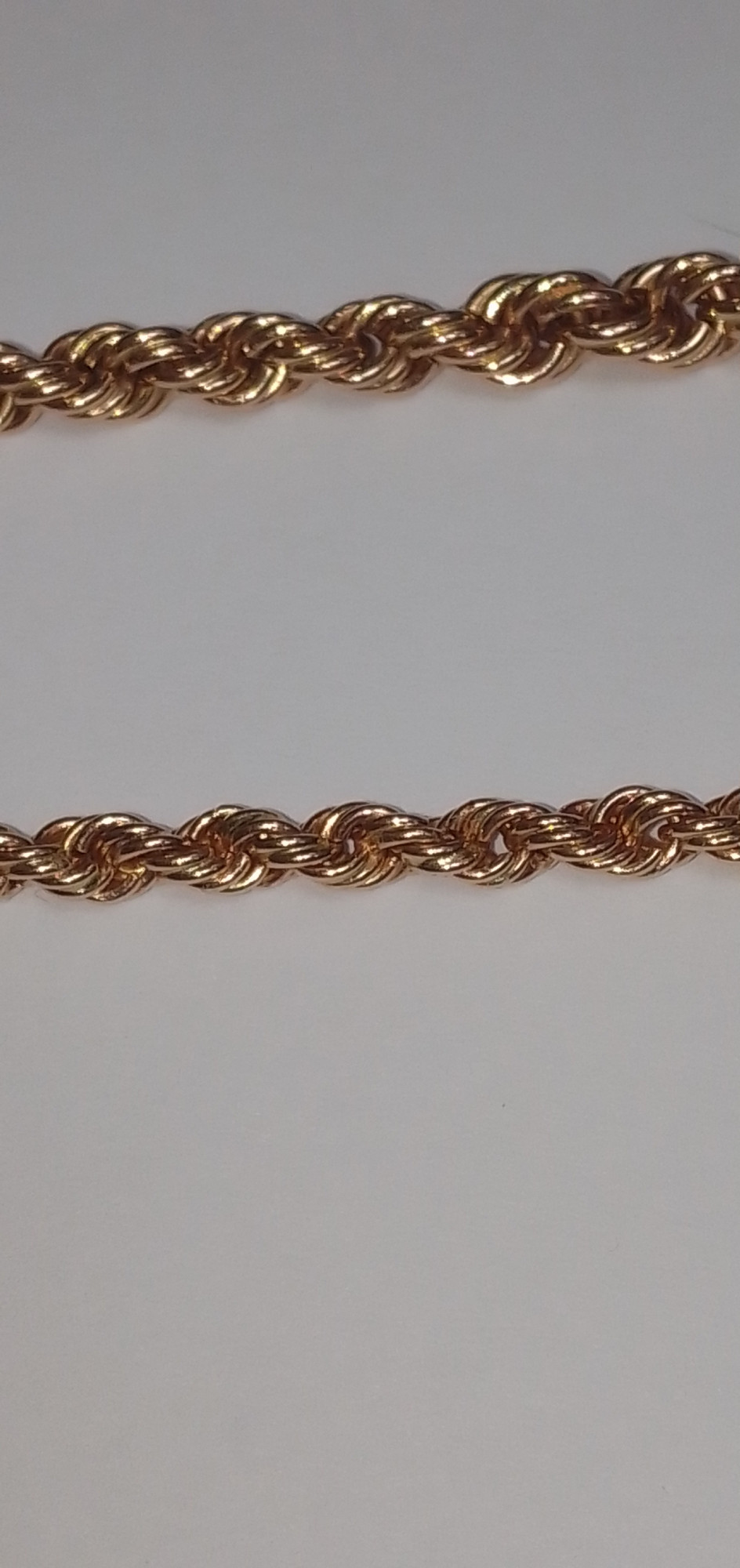 Цепь из красного золота с плетением Веревочка (31909679) 1