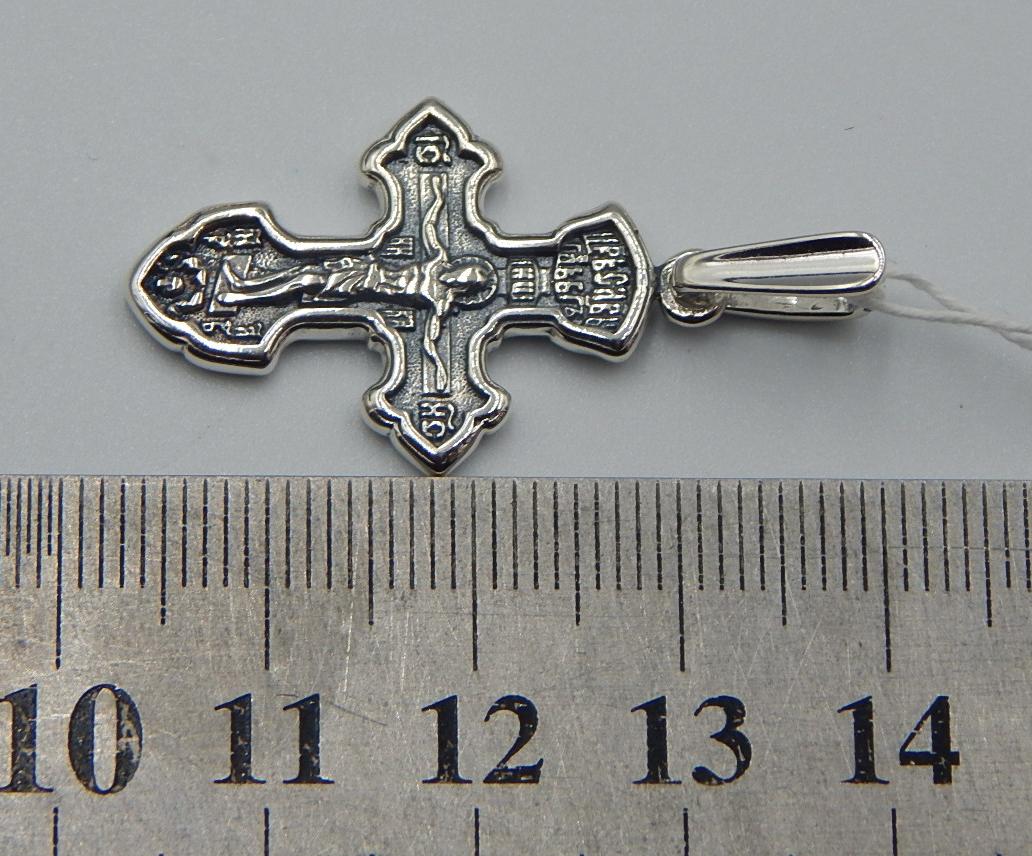 Срібний підвіс-хрест (32476911) 2