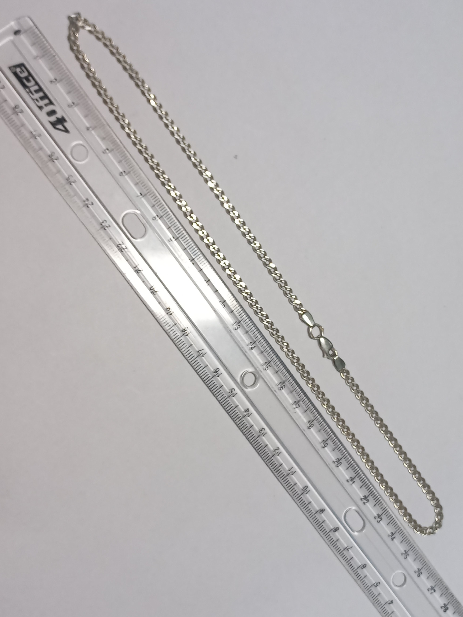 Срібний ланцюг із плетінням Нонна (33805914) 1