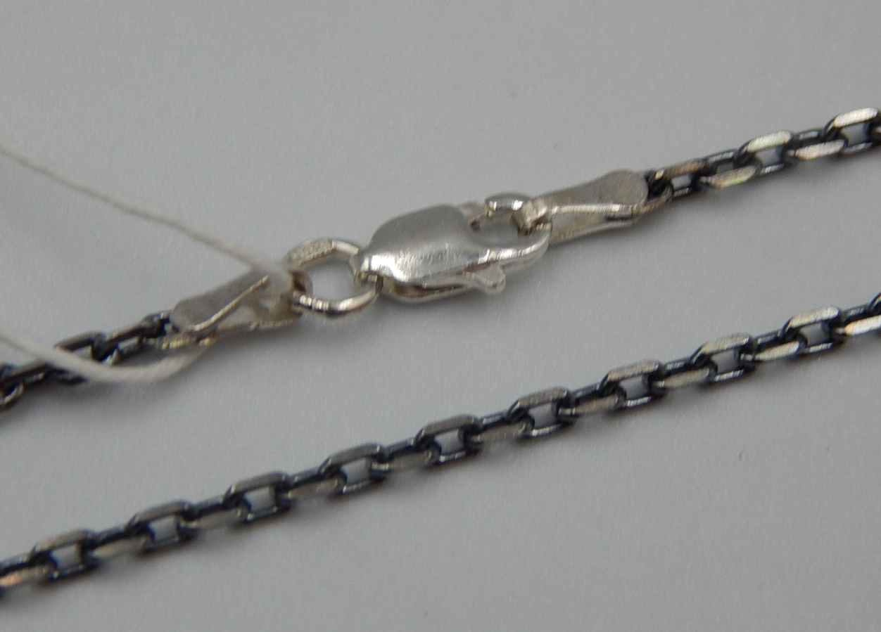 Срібний ланцюг із плетінням Якірне (30983086) 0