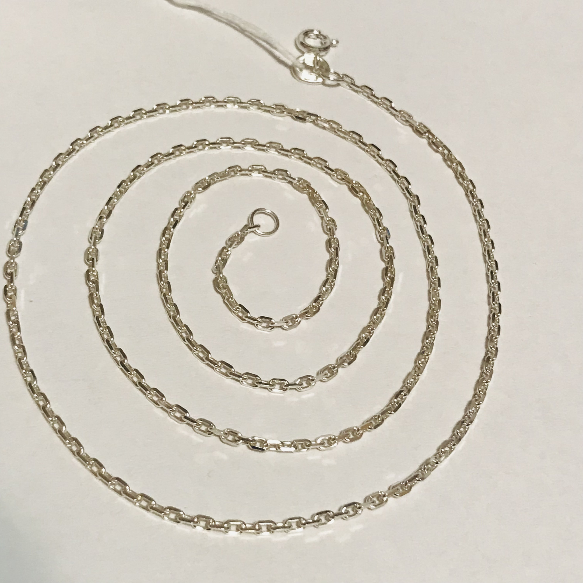 Срібний ланцюг із плетінням Якірне (31978823) 5