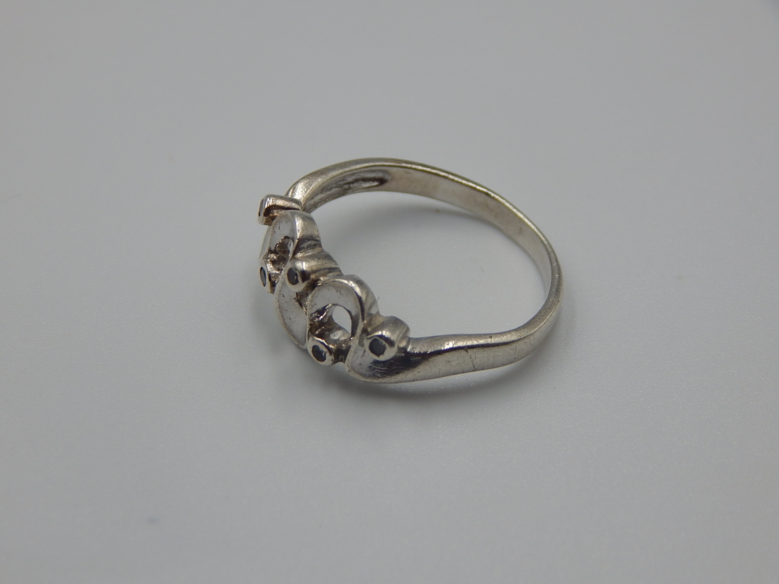 Серебряное кольцо с цирконием (33462154) 4