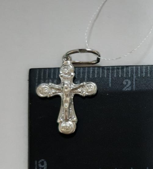 Срібний підвіс-хрест (29260828) 3