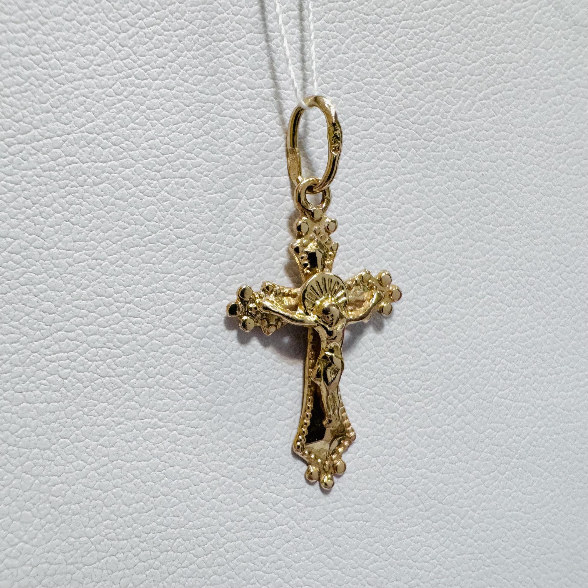 Підвіс-хрест з червоного золота (33940841) 8