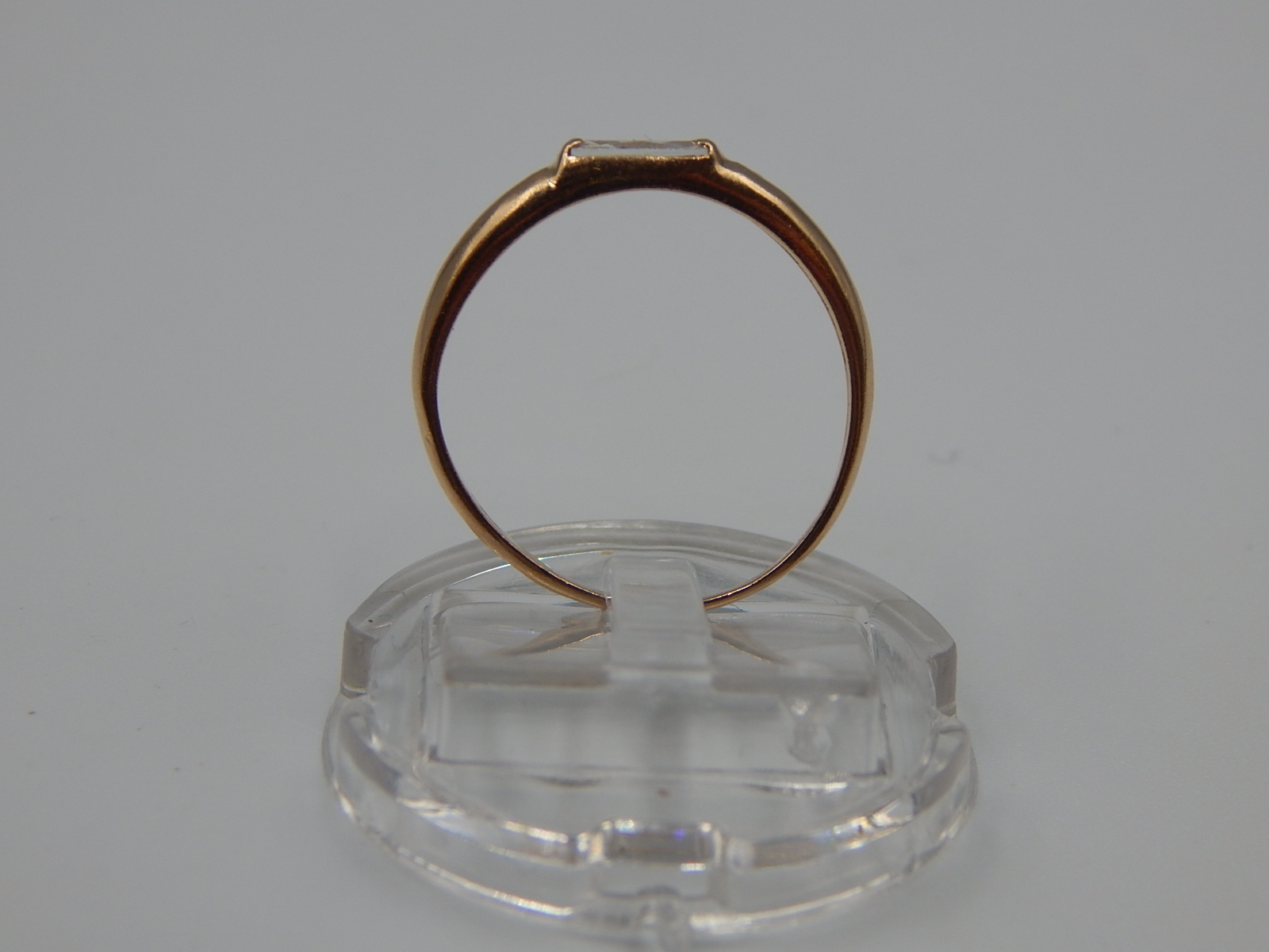 Кольцо из красного золота с цирконием (32272827) 3
