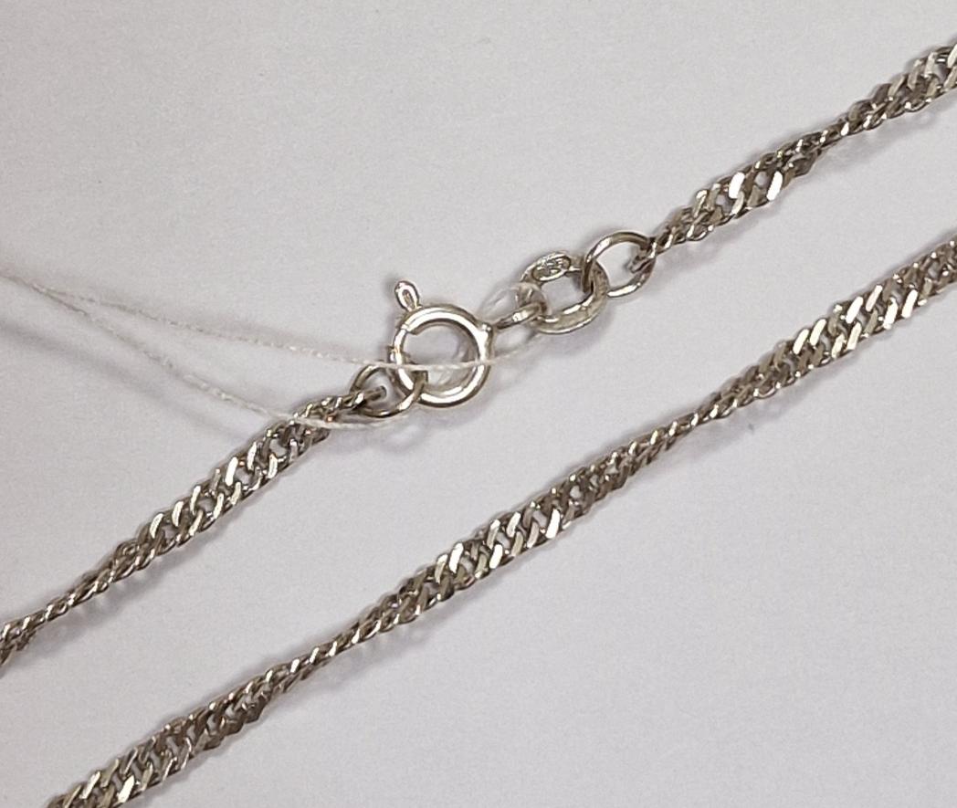 Серебряная цепь с плетением Фантазийное (33710701) 0