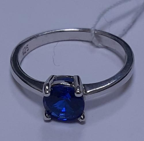 Серебряное кольцо с цирконием (30537839) 0