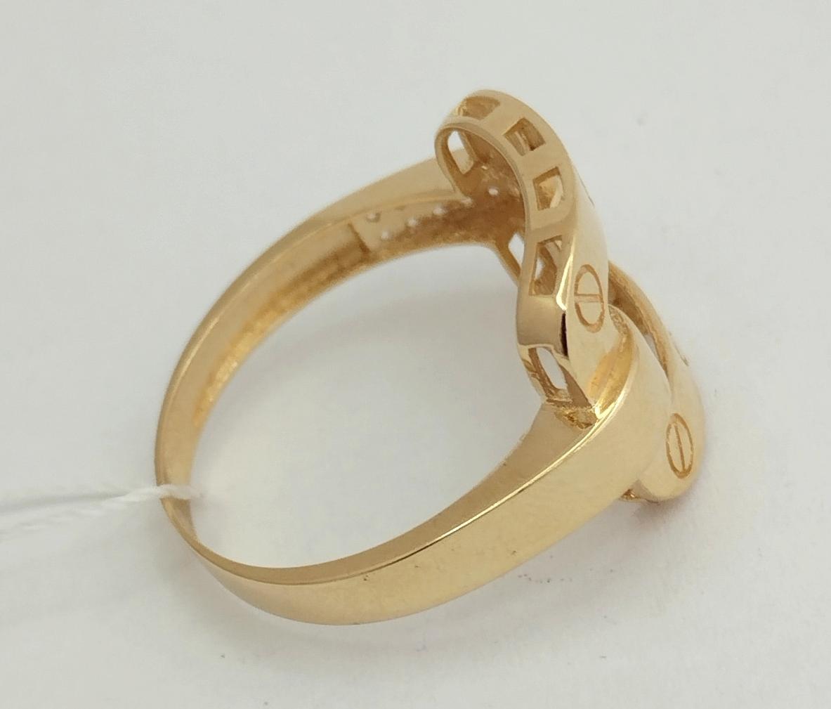 Кольцо из красного золота с цирконием (33750872)  1